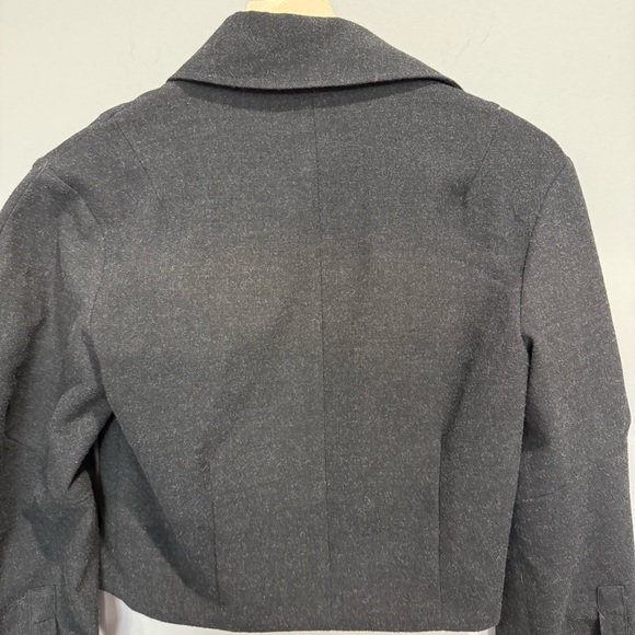 Zara Black Cropped Blazer size Small - Picture 6 of 6